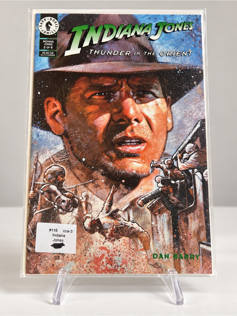 Thunder in the Orient Comic Book Cover Art - Brown